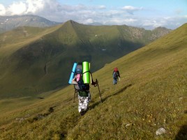 Hiking in the mountains Arkhyz, Russland, Kaukasus